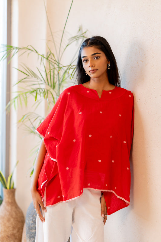 Jugol Kaftan in Red